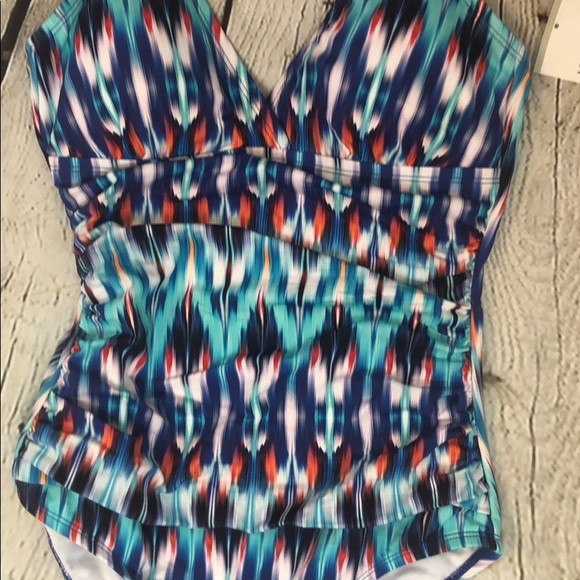 Liz Claiborne One Piece Swimsuit - Picture 3 of 9